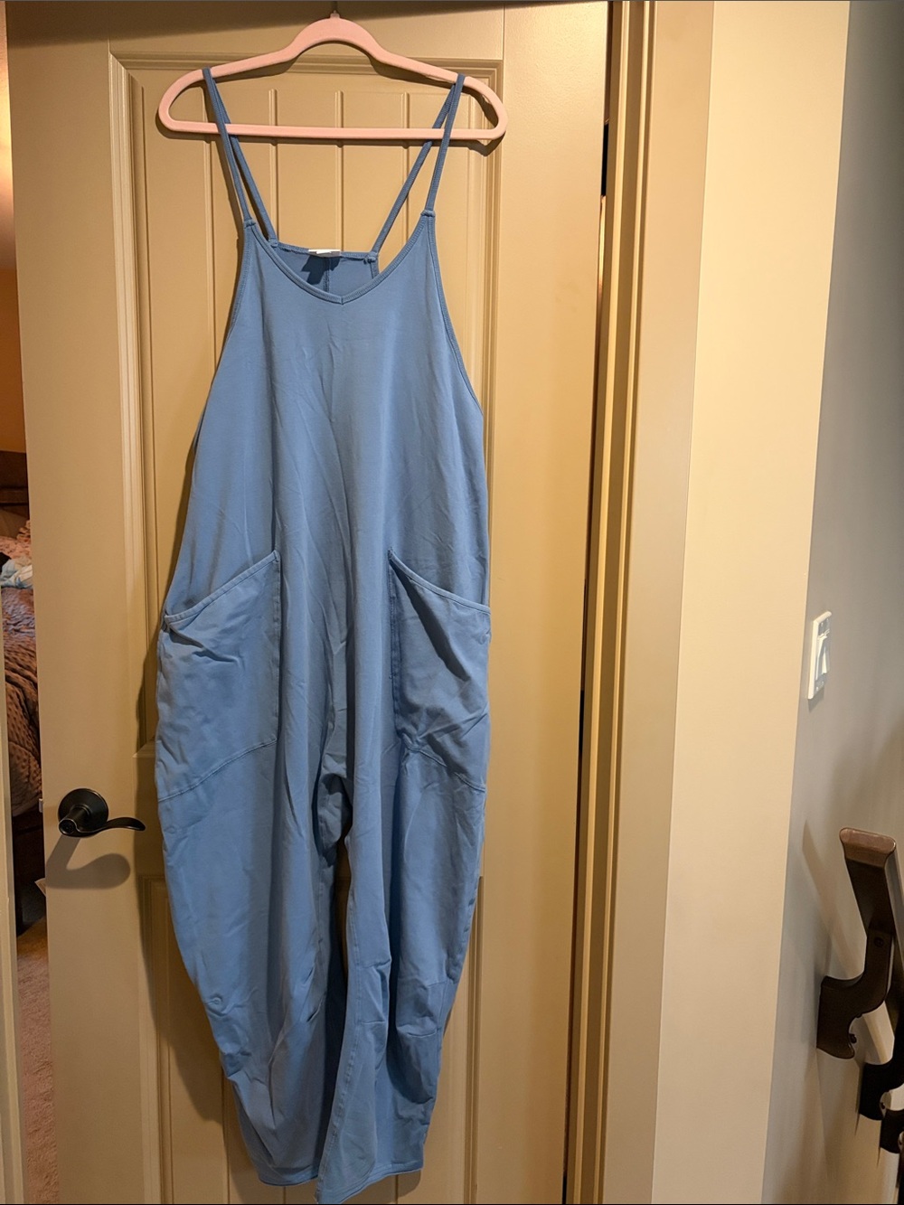 LuLaRoe Slouchy Cami Jumpsuit 🩵✨ Size Large